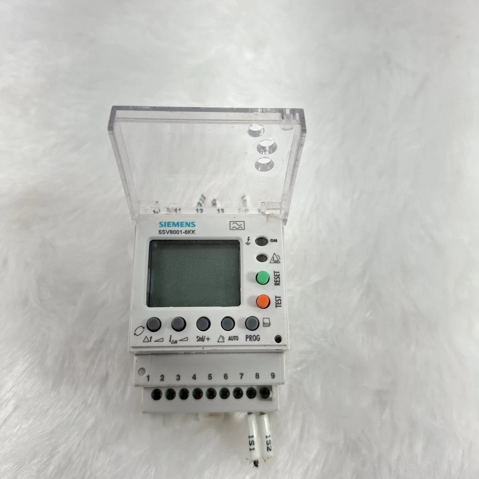 SIEMENS 5SV8001-6KK RESIDUAL CURRENT MONITOR (RCM) 5SV80016KK